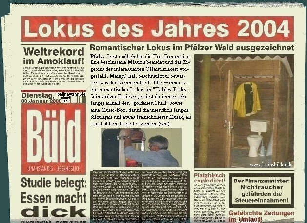 Zeitung lesen